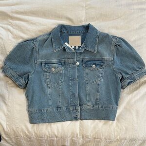 PAIGE Light Blue Denim Jacket